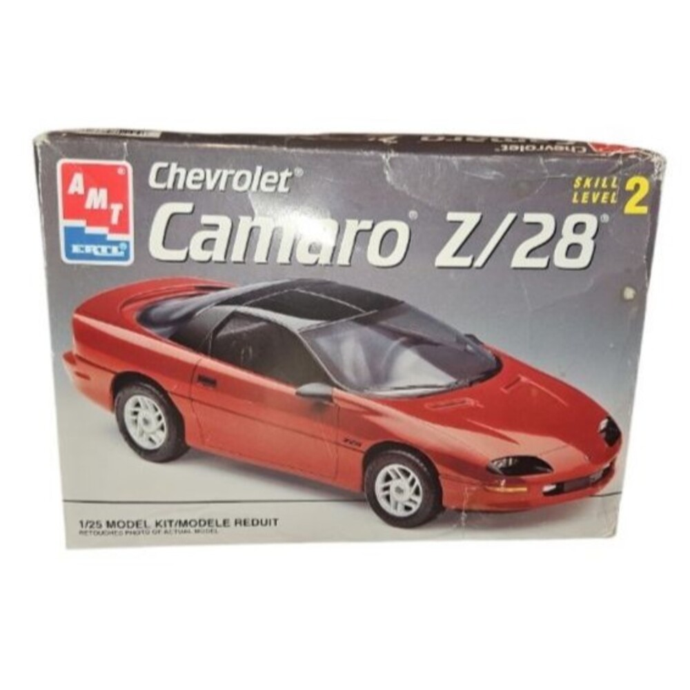 Chevrolet Camaro Z28 Vintage AMT Ertl 8611 1993 1/25 Model Kit Unbuilt
